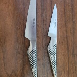 Global Classic 2pc Knife set GS-3 5" Chef GS-7 4.5"  Paring